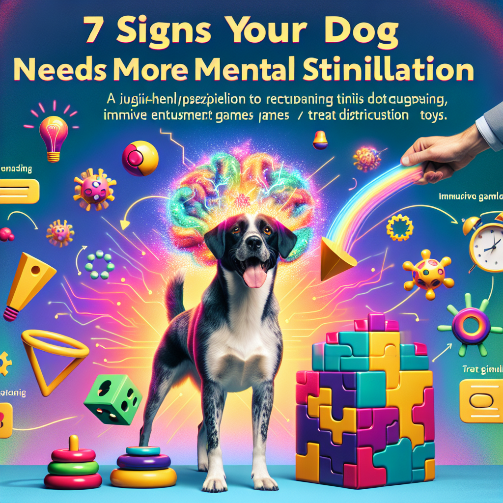 7 Signs Your Dog Needs More Mental Stimulation - Mental stimulation for dogs